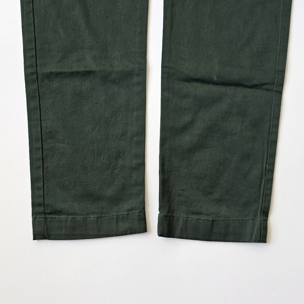 J.Crew Stretch Chino Pants Green Men’s 32x34 Slim Cotton Style E1589